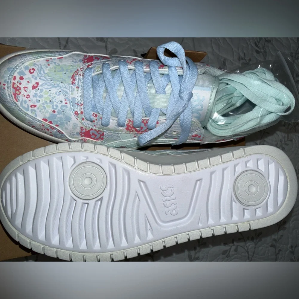 NEW IN BOX- SOLD OUT Asics Japan S PF White Soothing Sea 9.5 - Picture 8 of 12